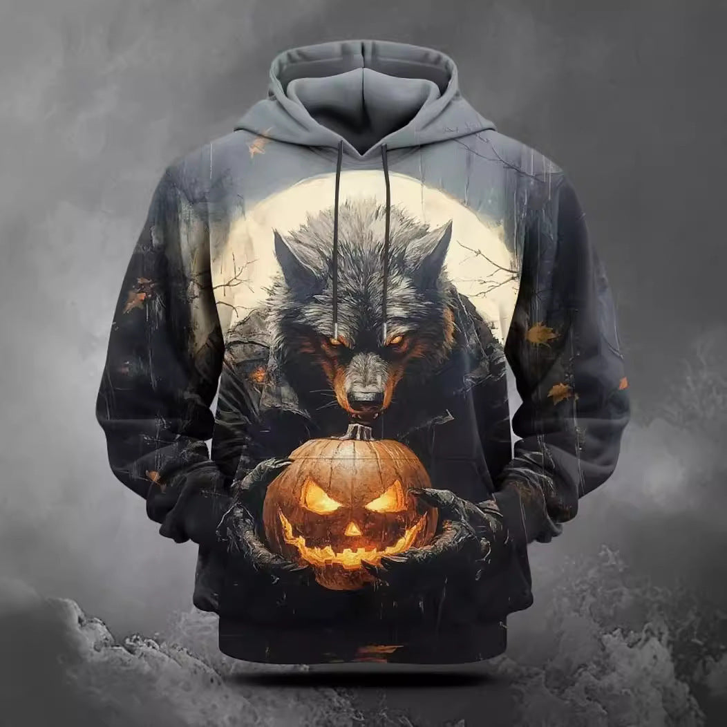 Halloween Horror Pumpkin Head 3D Hoodie