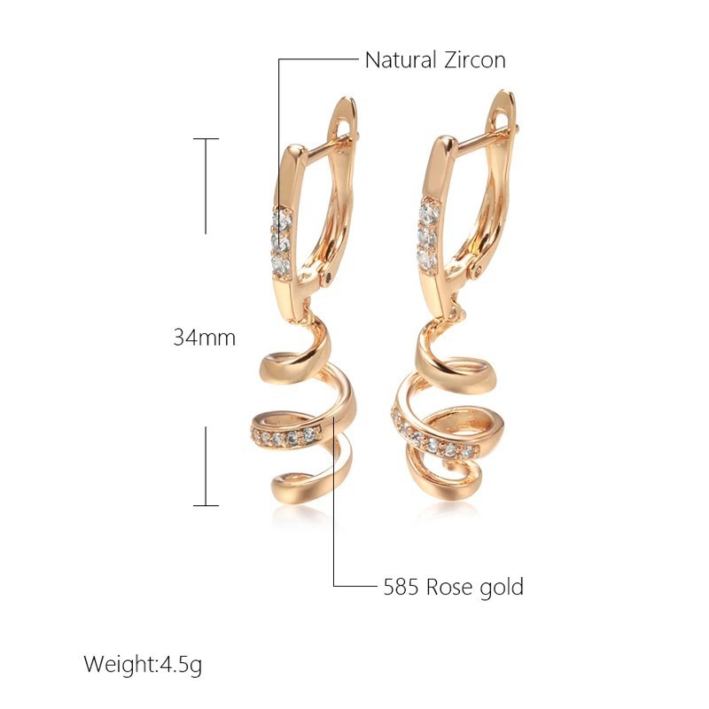 Light Luxury D-shaped Earrings