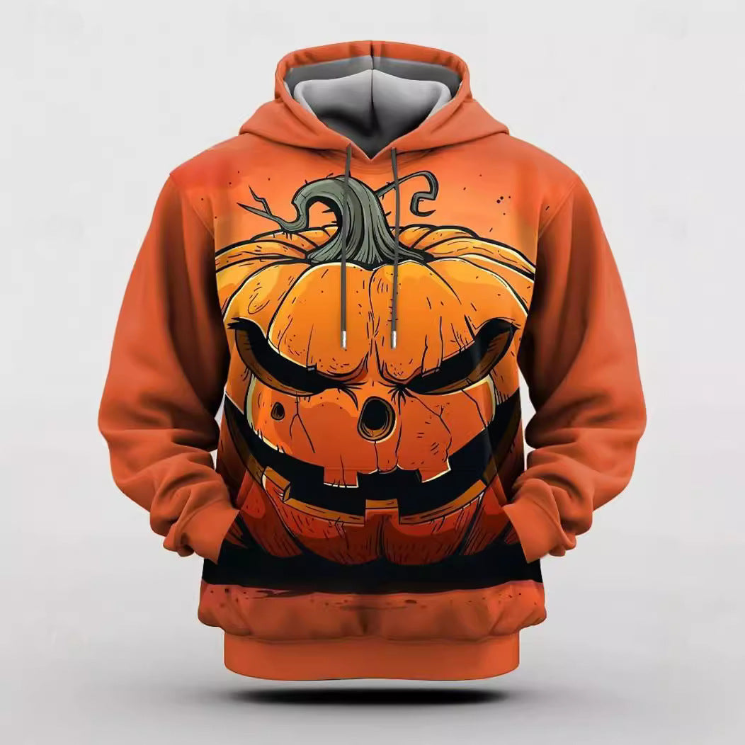 Halloween Horror Pumpkin Head 3D Hoodie