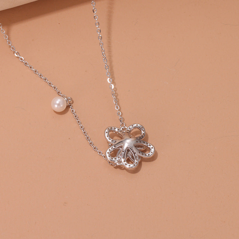 925 Sterling Silver SUNFLOWER Necklace